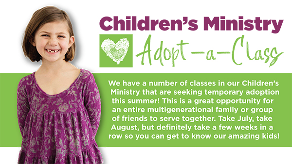 Children's Ministry Adopt-a-Class